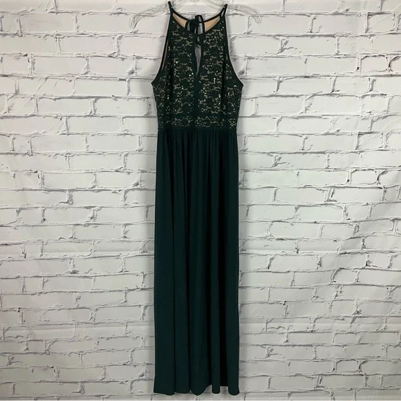 Night Way Lace Bodice Prom Dress, Size 8 - Picture 10 of 14